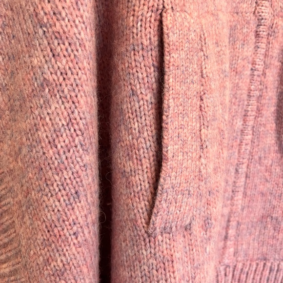 J. Crew Relaxed turtleneck poncho -WISTERIA MULTI HTHR - X-SMALL/SMALL - Picture 5 of 7